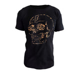 Laden Sie das Bild in den Galerie-Viewer, MVL Gold Kollektion &quot;Flower Skull“ T-Shirt