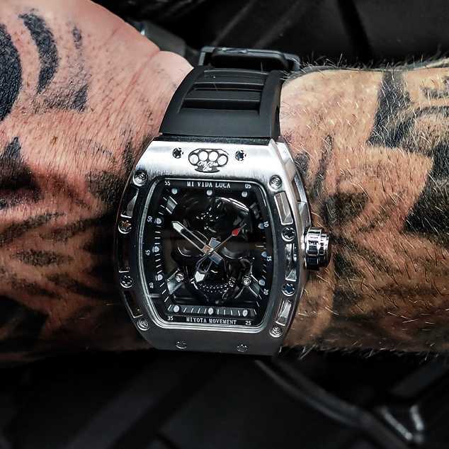 MVL "Skull" Limited Edition Watch - Silver/Black