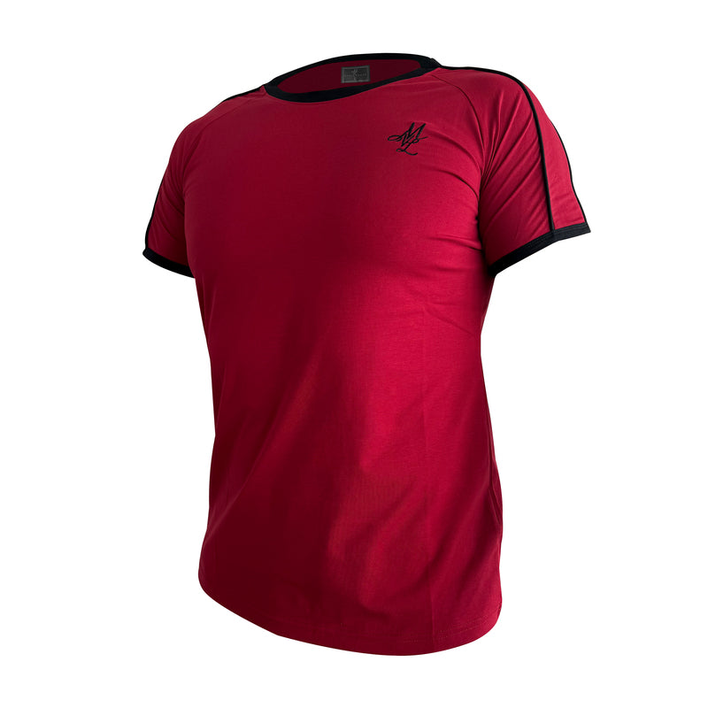 T-shirt basica MVL "Rosso profondo"