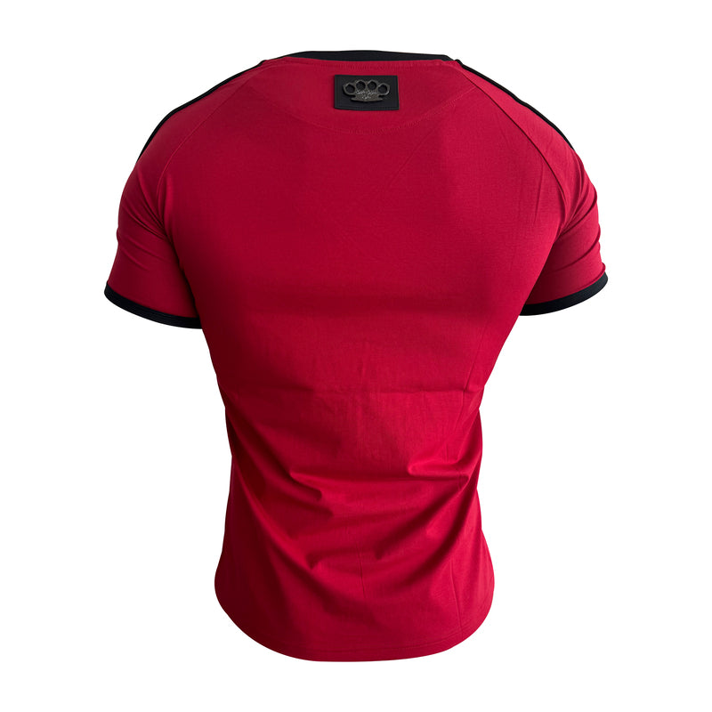 T-shirt basique MVL « Rouge profond »