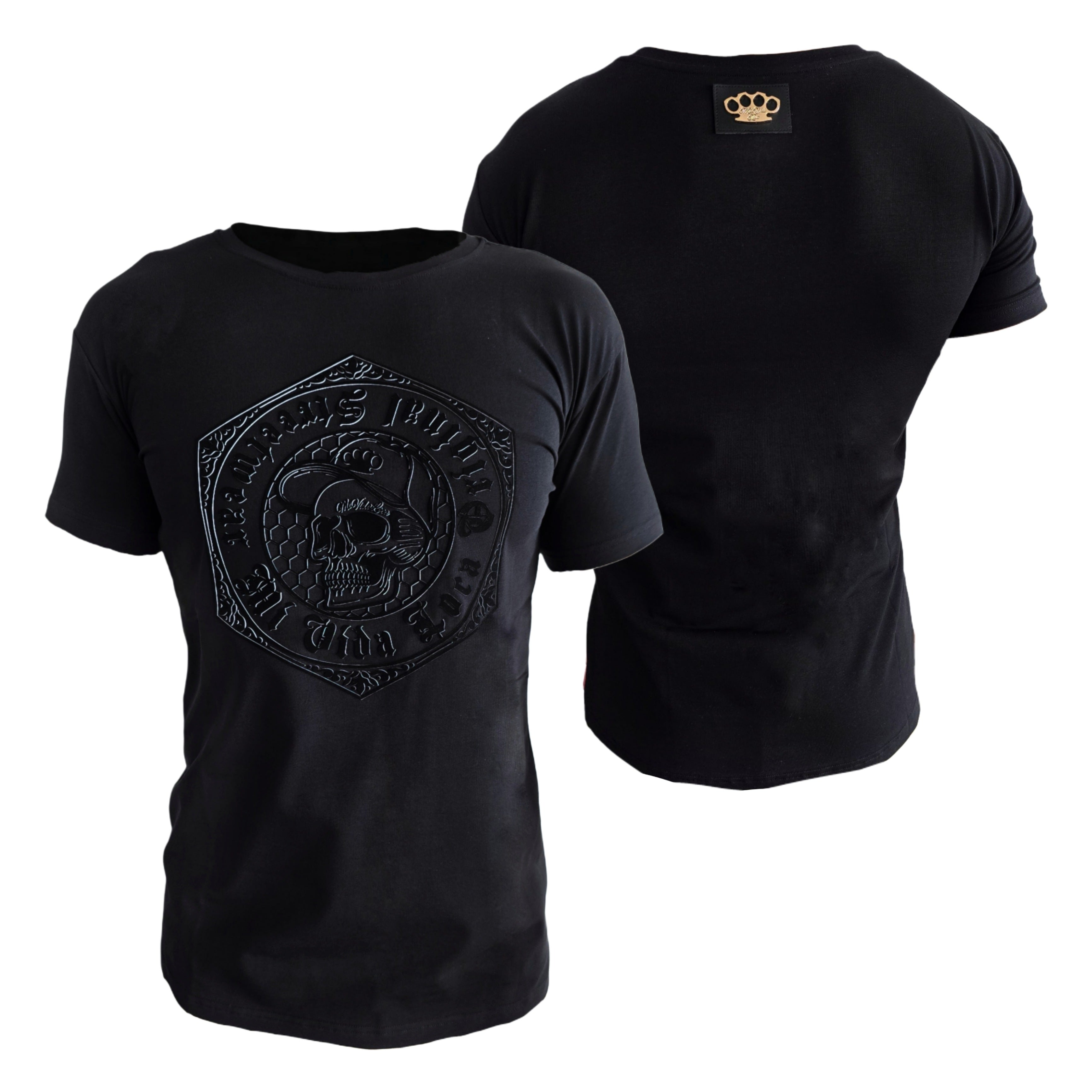 MVL Gold Kollektion "Hexagon Skull“ T-Shirt