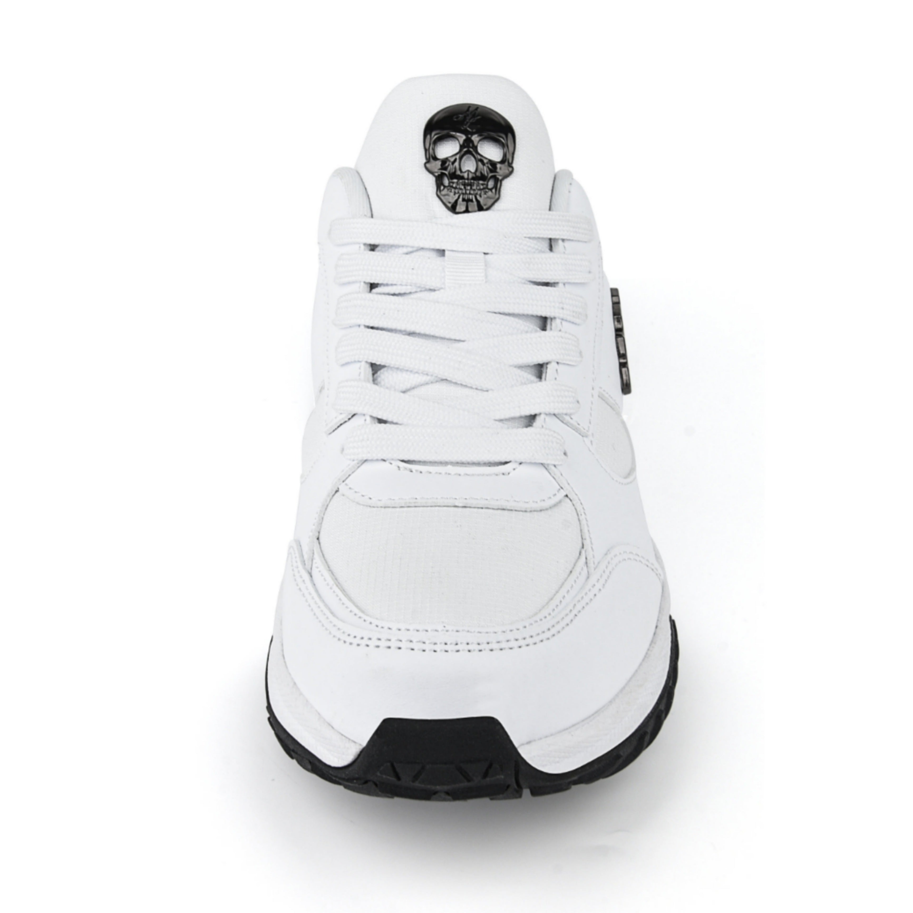 MVL Brass skull Sneakers white/black