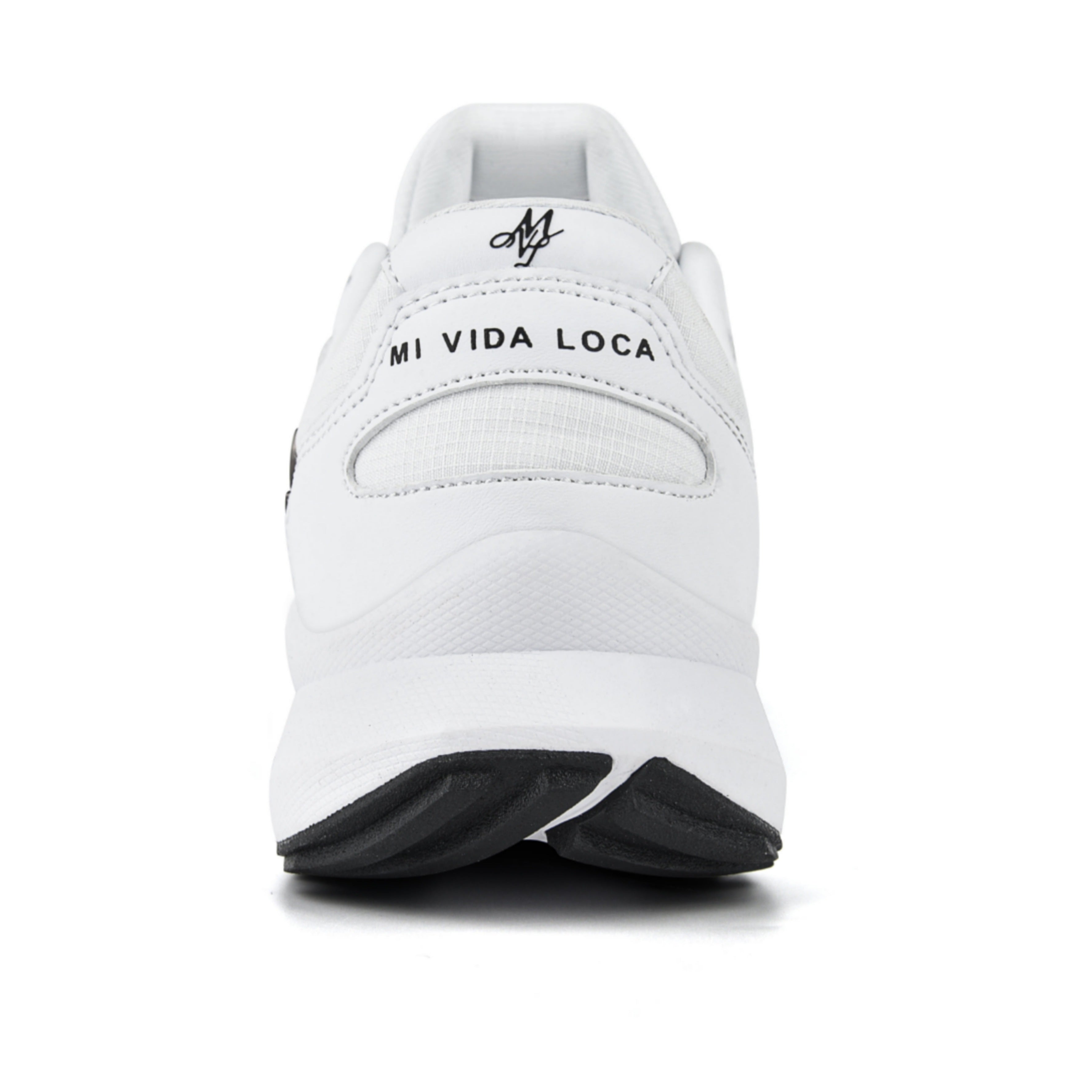 MVL Brass sneakers bianco/nero a forma di teschio