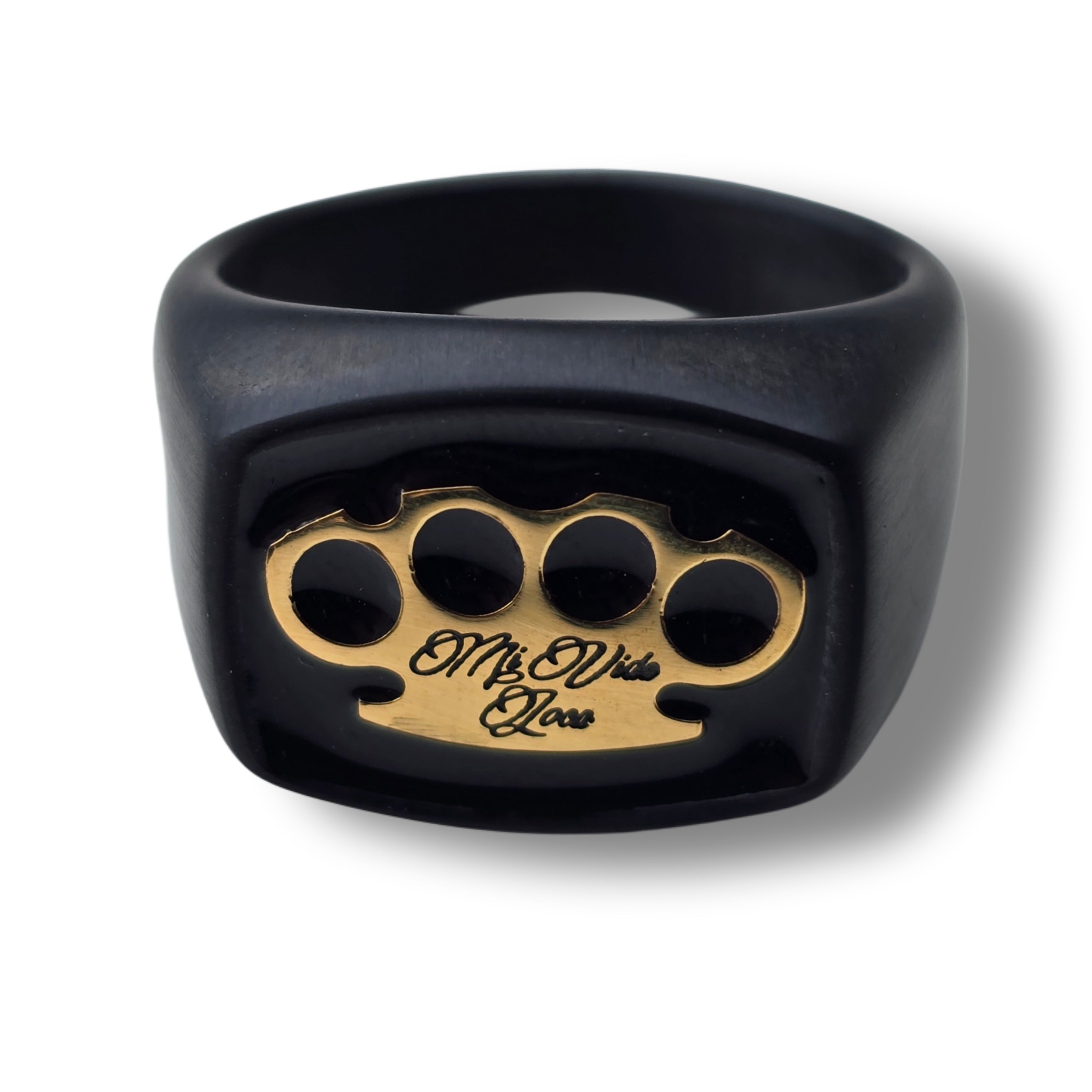 MVL Signet ring black/gold