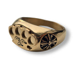 Laden Sie das Bild in den Galerie-Viewer, MVL Logo Ring Gold/Gold