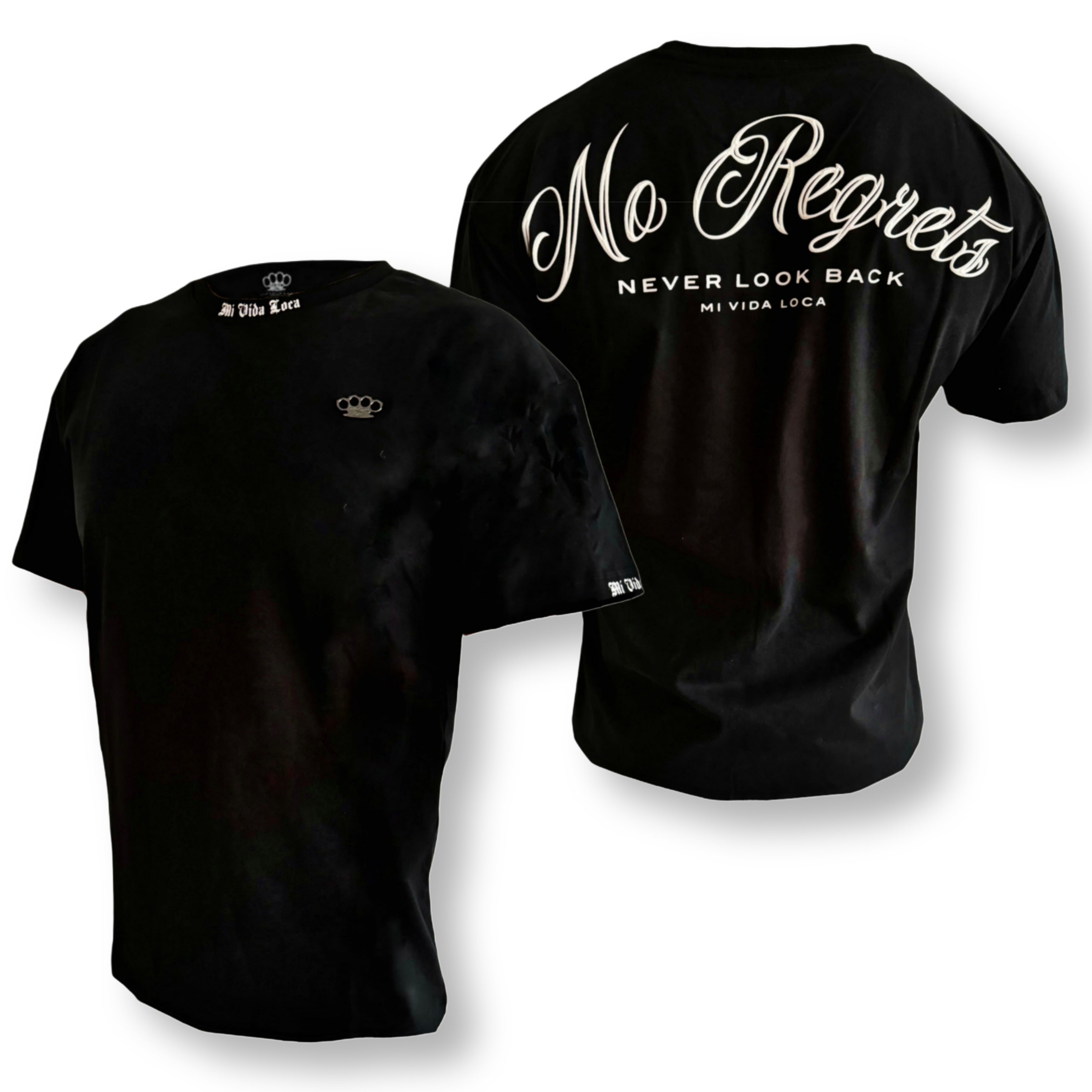 MVL No regrets T-shirt oversize - nero