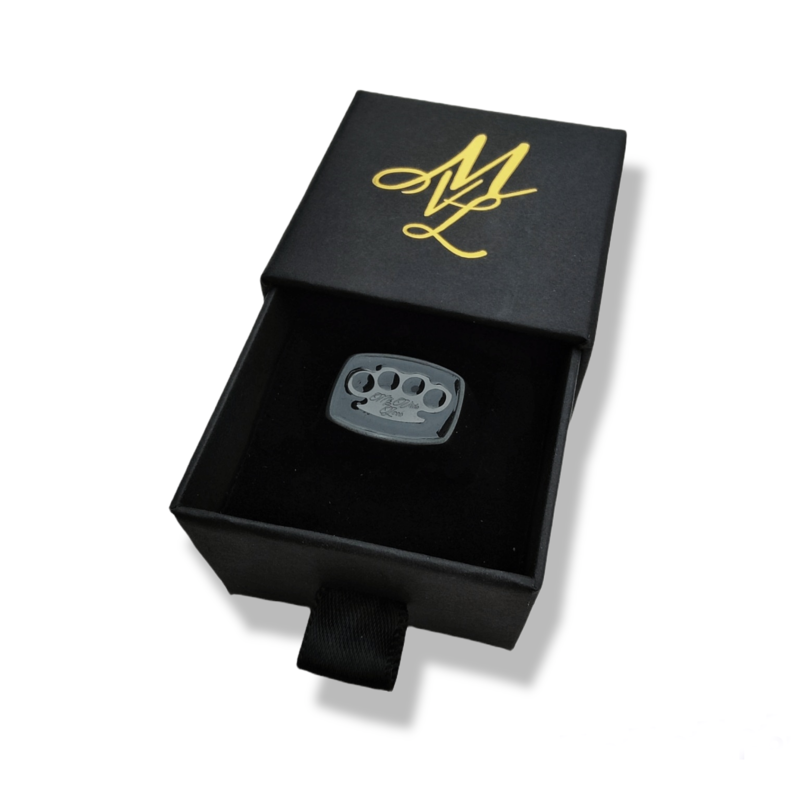 MVL Black line - Signet ring Black