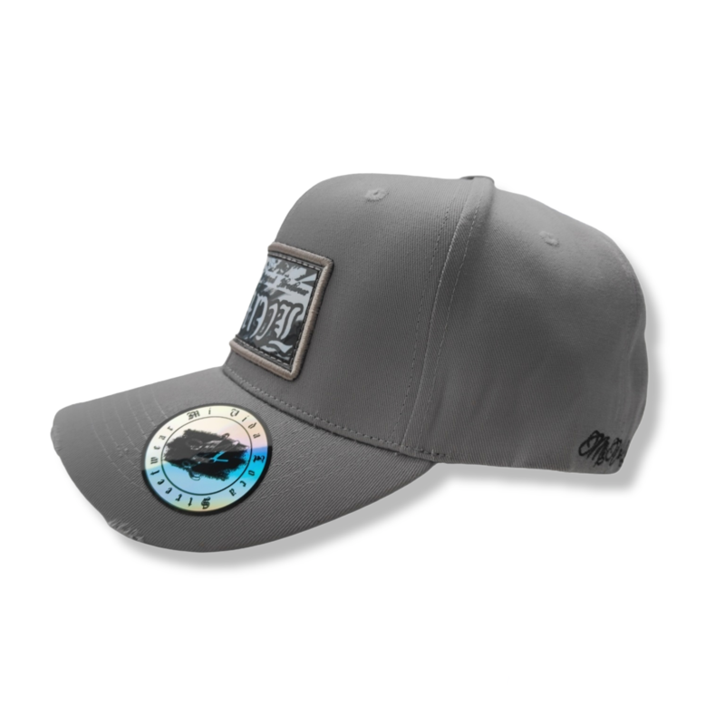 Cappellino da streetwear originale MVL con visiera curva - grigio